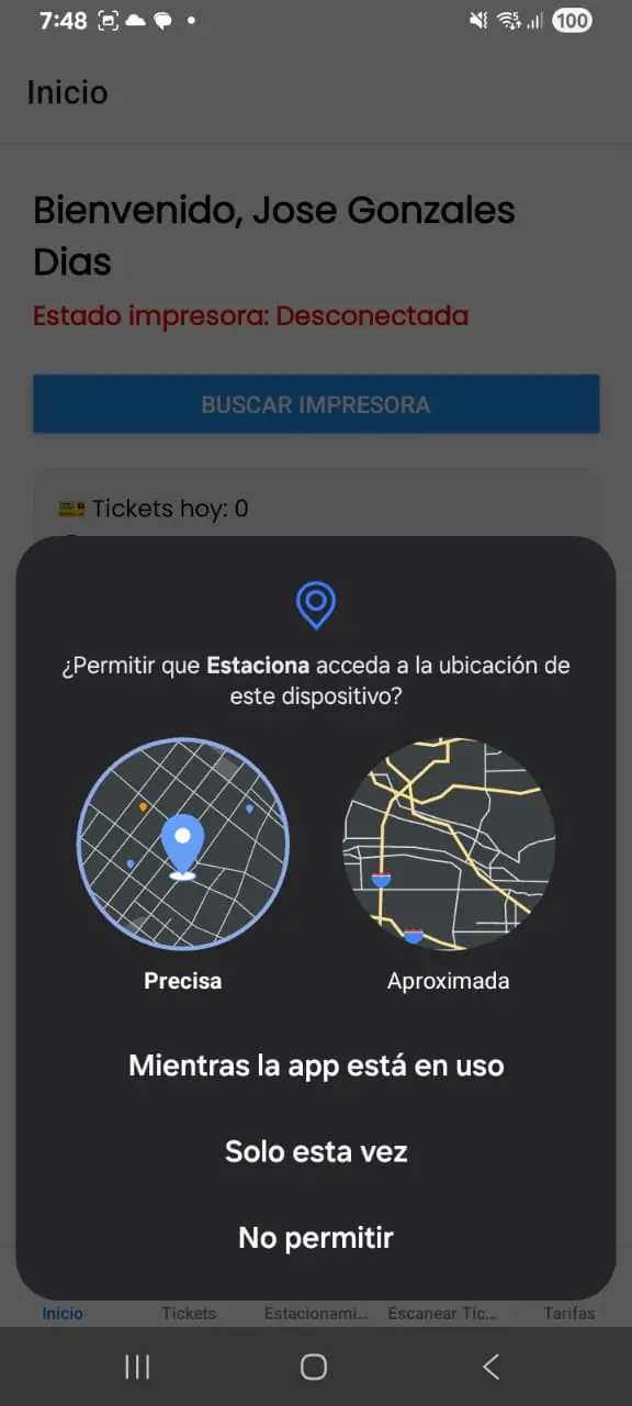 Solicitando permisos Bluetooth (Android 12+)